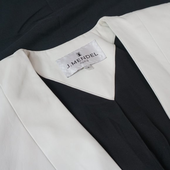 J Mendel Leather Jacket White - Picture 2 of 4